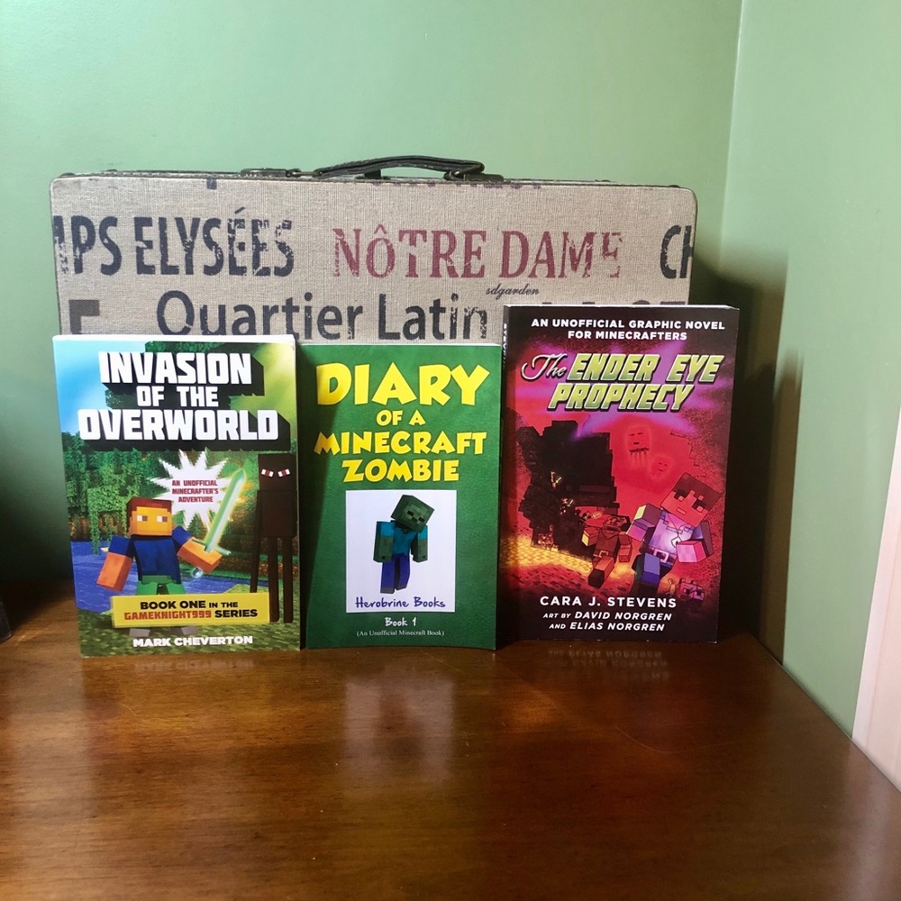 New Children’s Minecraft Books Set of 3
